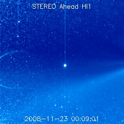 Jupiter as seen by STEREO Ahead HI1