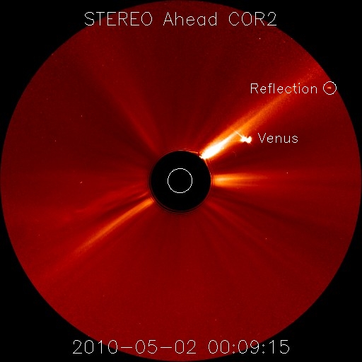 Reflection of Venus, May 2, 2010