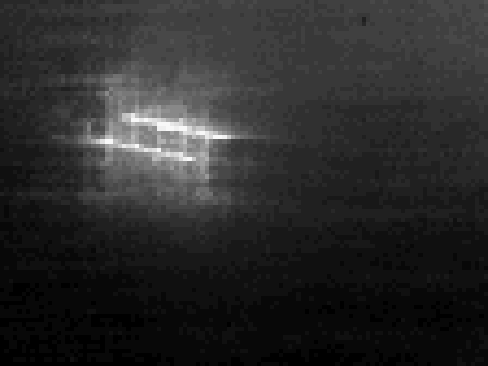 Close-up of Mercury in raw data