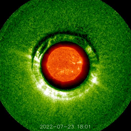 STEREO COR1 CME animation frame