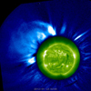 Double Solar Eruption heads for Earth thumbnail