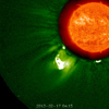 Massive prominence eruption seen by STEREO Ahead thumbnail
