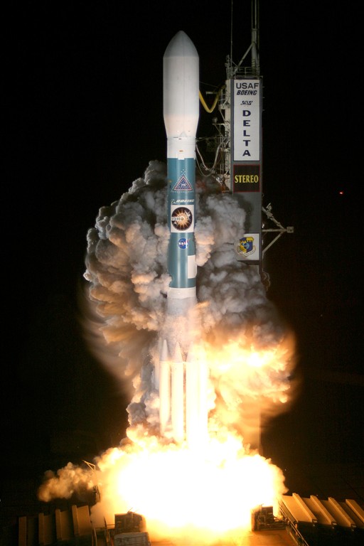 Launch of STEREO aboard Boeing Delta II Rocket from Cape Canaveral